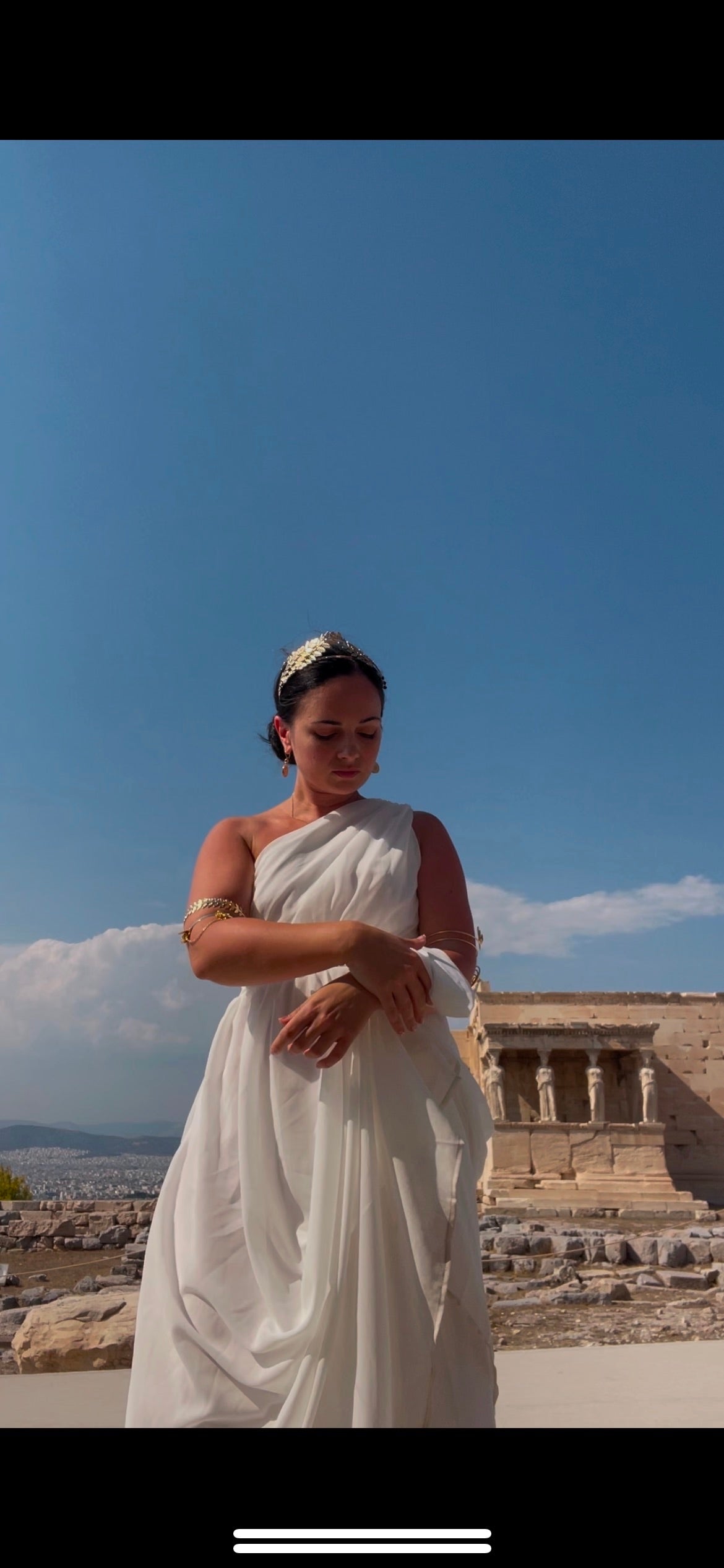 Greek goddess Ancient Greece/Rome one shoulder chiffon dress, Halloween /photoshoot outfit