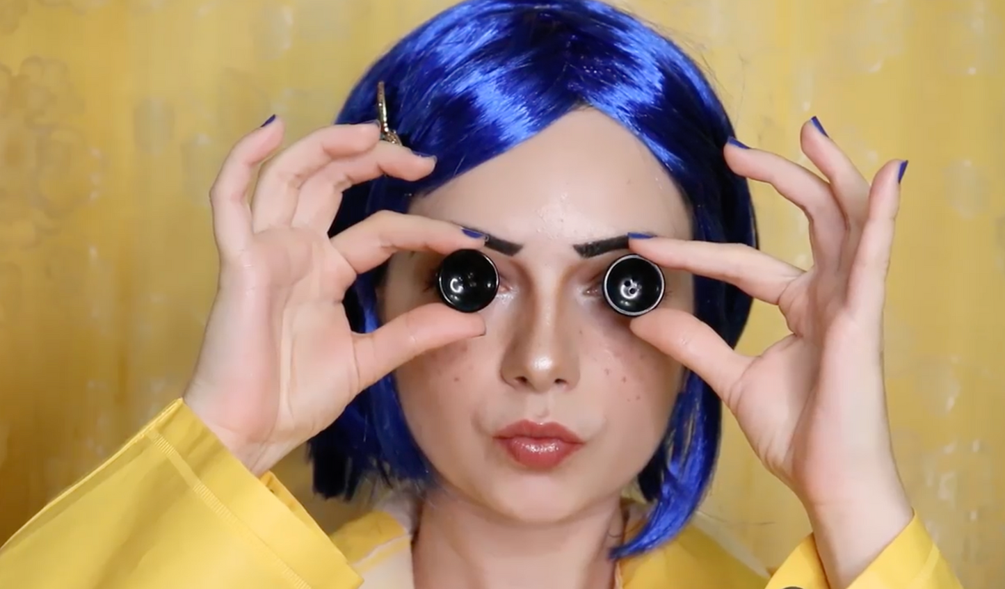 Fantasy cartoon inspired blue short bob Halloween wig ,photoshoot synthetic cape wig