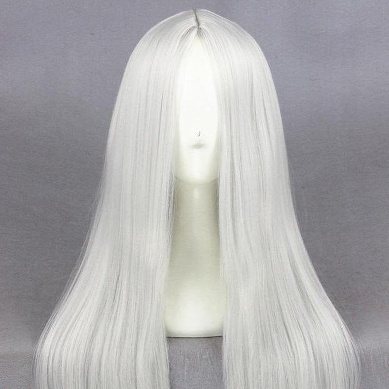 Arctic White blonde wig, women's wig, long white wig, haircare, white blonde hair,cap included