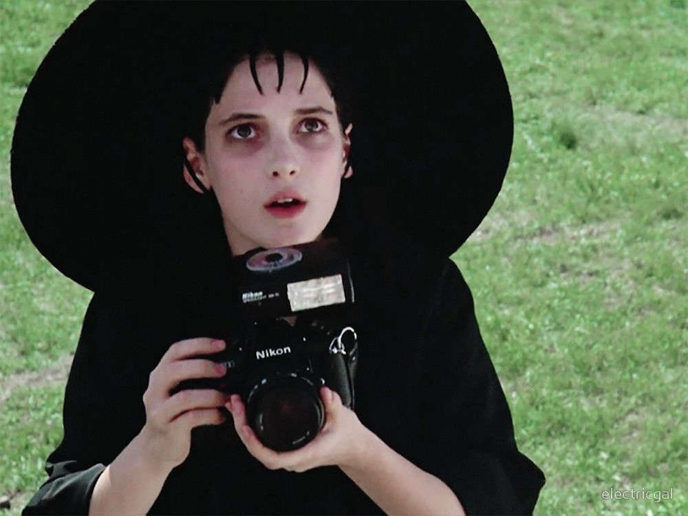 Beetlejuice Lydia Deetz cosplay, cashmere coat & hat, women gothic cosplay, movie character cosplay, gothic fashion