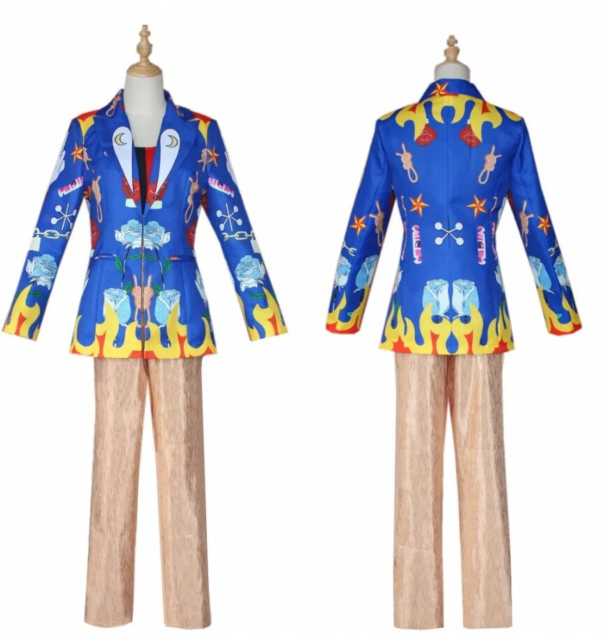 Custom made Birds of Prey Womens Harley Quinn Cosplay Custome Romper,blazer, Suit costume
