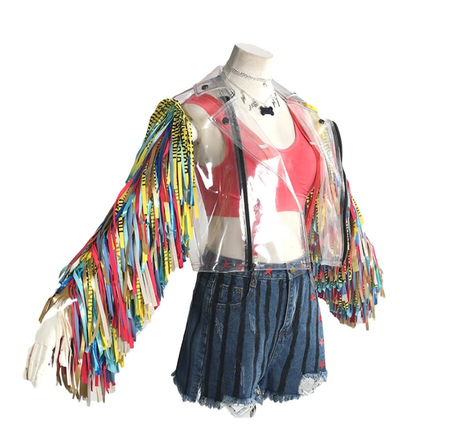 Custom made Birds of Prey Womens Harley Quinn Cosplay Custome Romper,blazer, Suit costume