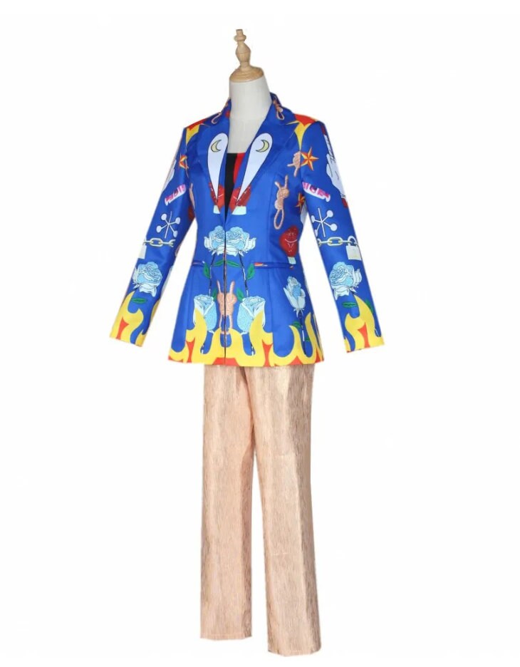 Custom made Birds of Prey Womens Harley Quinn Cosplay Custome Romper,blazer, Suit costume