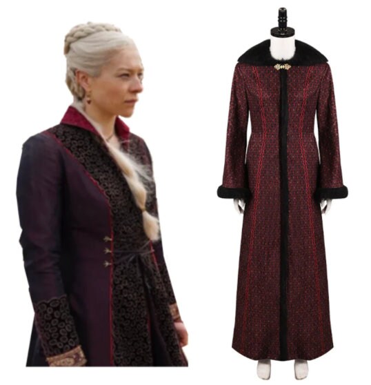 House COS Dress Dragon Season 1 Rhaenyra Cosplay Costume Outfits Halloween Carnival Suit Role Play New Women's Dress Clothing
