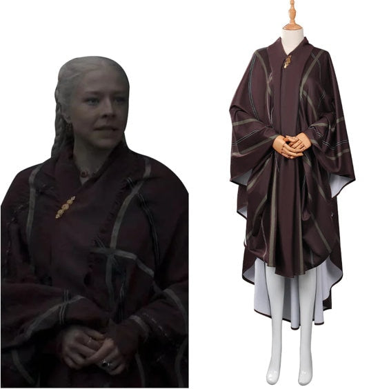 House COS Dress Dragon Season 1 Rhaenyra Cosplay Costume Outfits Halloween Carnival Suit Role Play New Women's Dress Clothing
