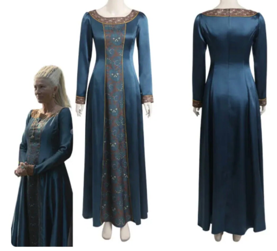 Custom made House medieval Dress Dragon Cosplay Costume Outfits Halloween Carnival Suit Role Play New Women's Dress Clothing