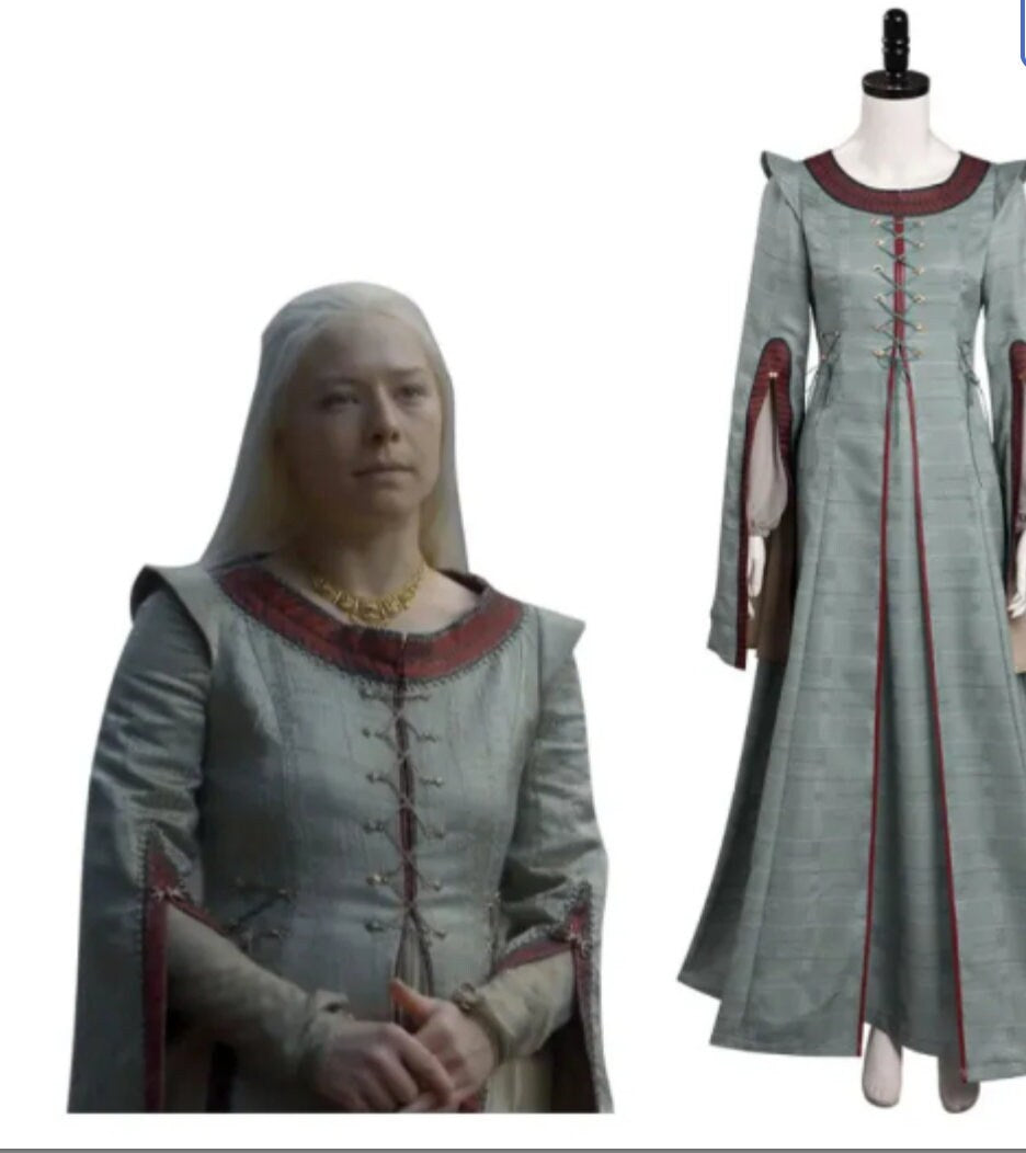 Custom made House medieval Dress Dragon Cosplay Costume Outfits Halloween Carnival Suit Role Play New Women's Dress Clothing