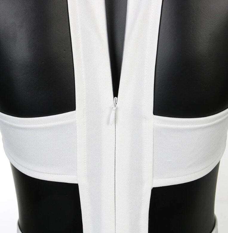The Fifth Element Leeloo Cosplay Costume Full Set Sexy White Bandage Body Suit Orange Body Suit Halloween Cosplay Outfits
