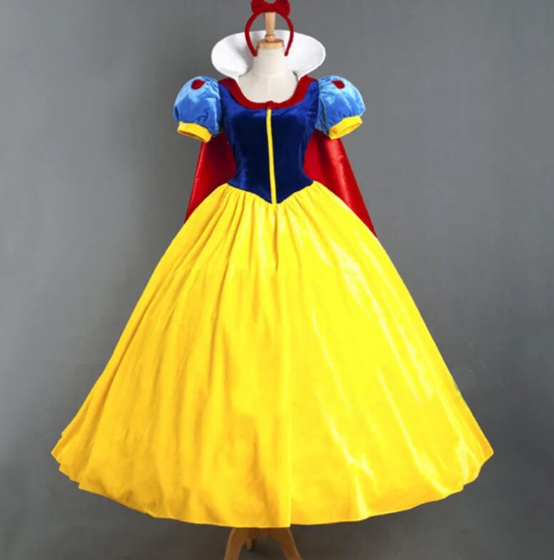 Adult Cosplay Dress Snow White Rapunzel Ariel mermaid Peter Pan Wendy Tinker Bell Girl Dress Women Adult Cartoon Princess Halloween Costume