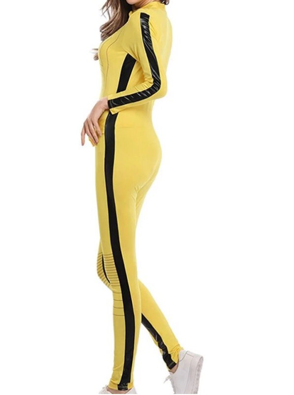 Custom Made Kill Bill The Bride Beatrix Kiddo yellow jumpsuit Gogo Yubari school girl uniform fashion female cosplay