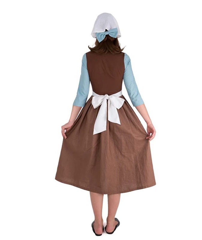Custom made Disney Princess Movie Cinderella Cosplay Costumes Adult Women Female Cosplay Blue /Brown Dress Halloween Carnival Clothing