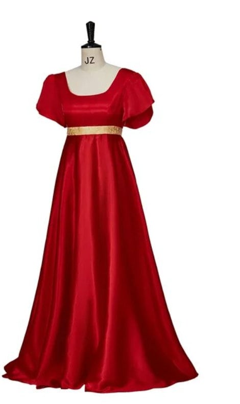 Custom made Bridgerton TV Daphne Penelope Cosplay Costume Women Regency Blue Dress Lace Puff Sleeve Gown Princess Ball Dresses Outfits