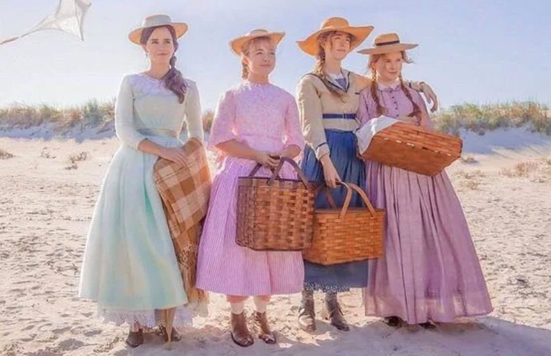 Custom made Cosplaydiy Little Women Victorian Bown Gown Medieval Queen Dress Emma Watson Meg March Civil War Southern Belle Loose Ball Gown
