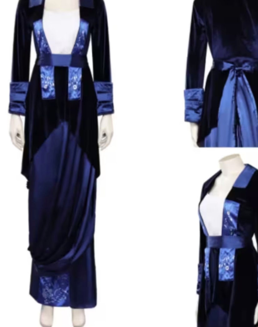 Historical custom made dress fashion 1900s-1910s romantic cruise dress