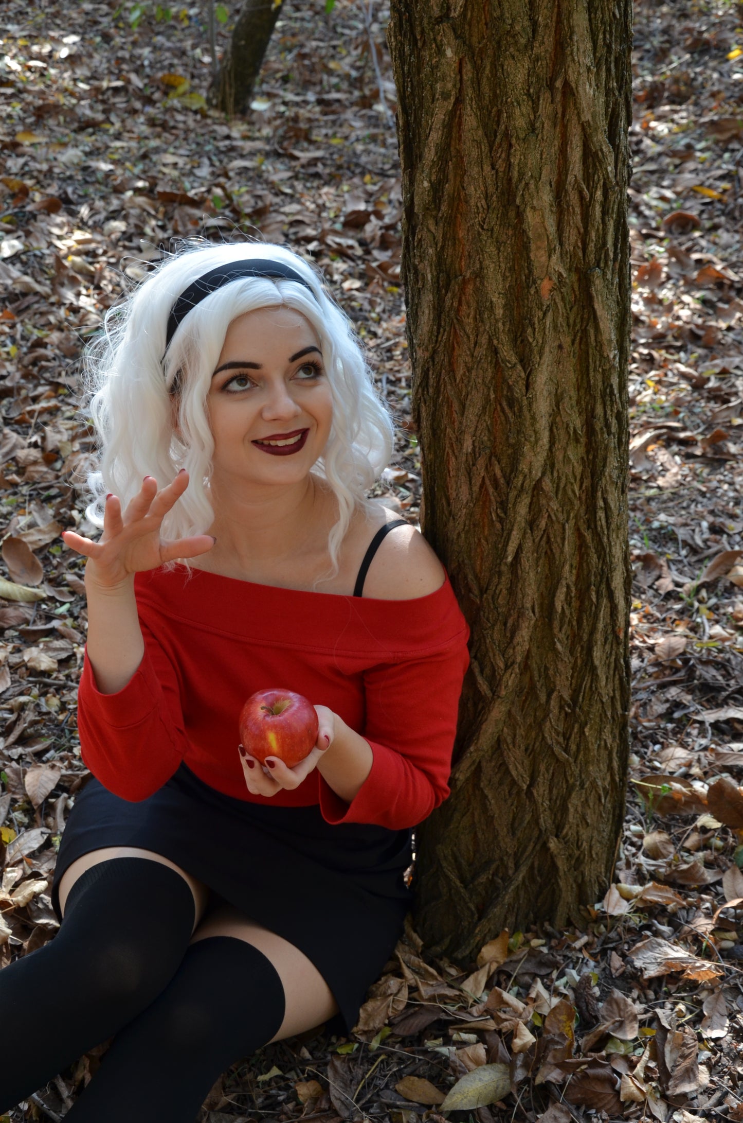 Teenage witch outfit top&skirt cosplay Halloween costume Cosplay