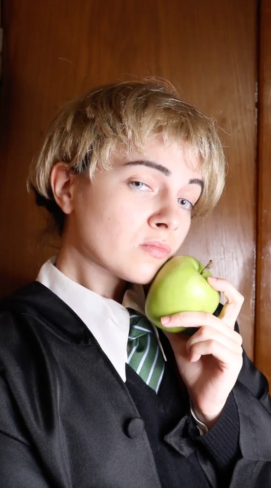 Unisex short blonde wig, male female wig, halloween hair cosplay, anime wig cosplay