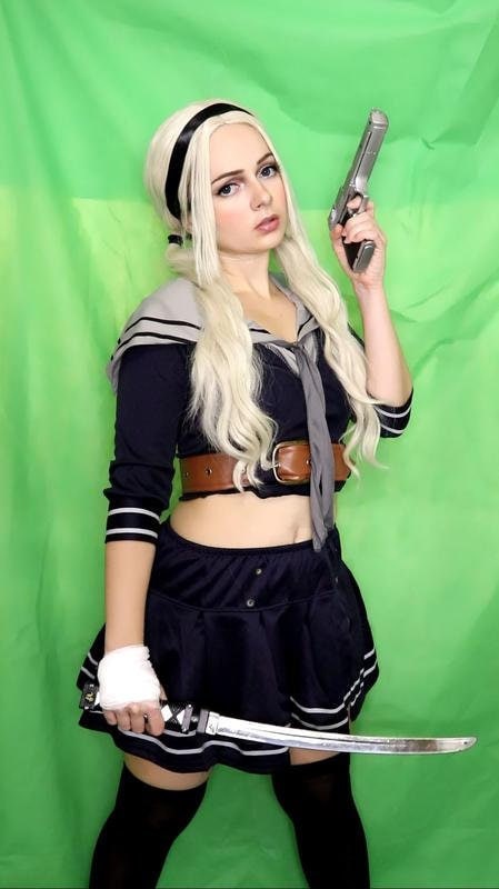 Sucker Punch Babydoll cosplay, women sexy cosplay, babydoll ,sailor outfit women