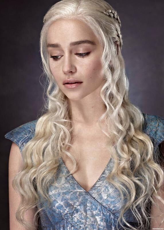 Daenerys Targaryen cosplay blonde wavy wig, styled, women haircare, game of thrones cosplay, mother of dragons,Khaleesi wig