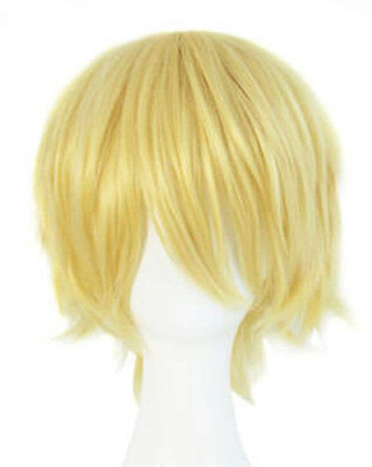 Golden Blonde wig,Heather Mason Silent Hill cosplay, short blonde anime wingwomen cosplay