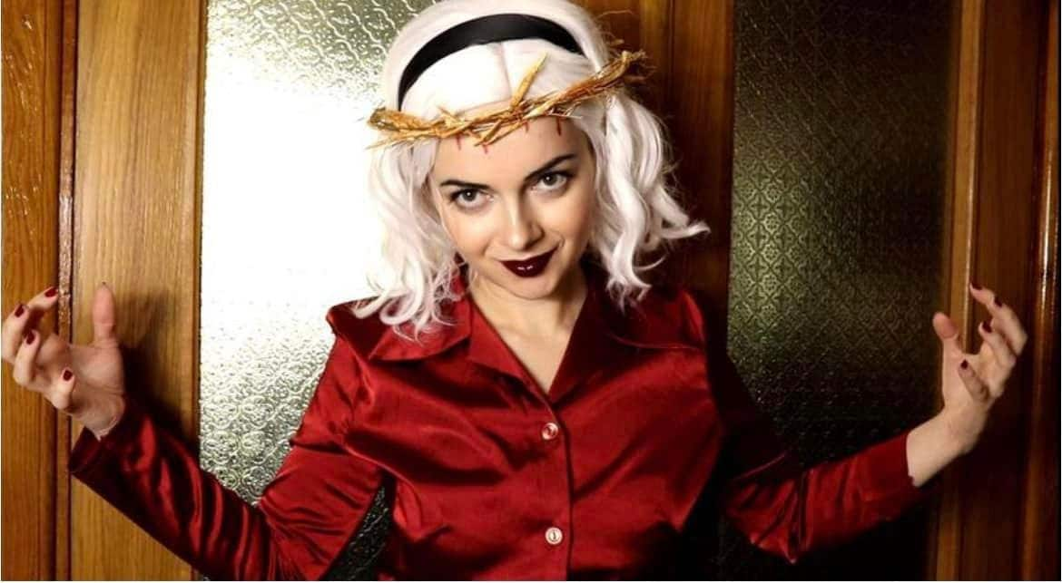 Sabrina Spellman Chilling adventures of Sabrina female costume, series fashion cosplay