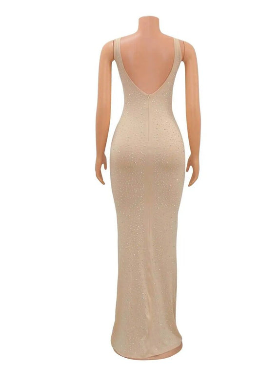 Custom made Marilyn Monroe Jfk birthday dress ,nude dress Best Quality Famous crystal dress Summer diamond Straight Floor Length Sexy club