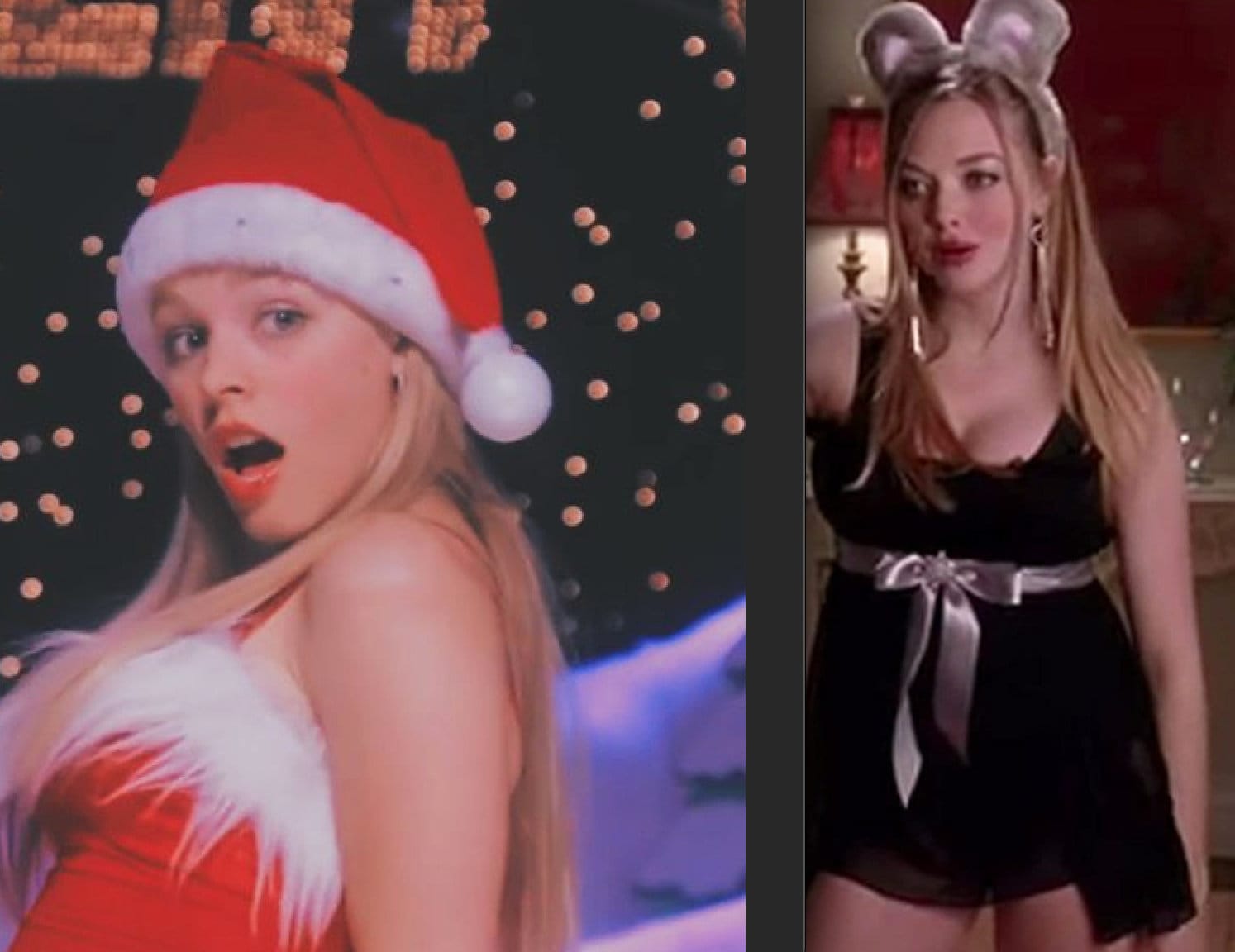 Regina George /Karen Smith Christmas dress/ Short black dress Halloween Fun Costumes Mean Girls Karen Smith I'm a Mouse, Duh!