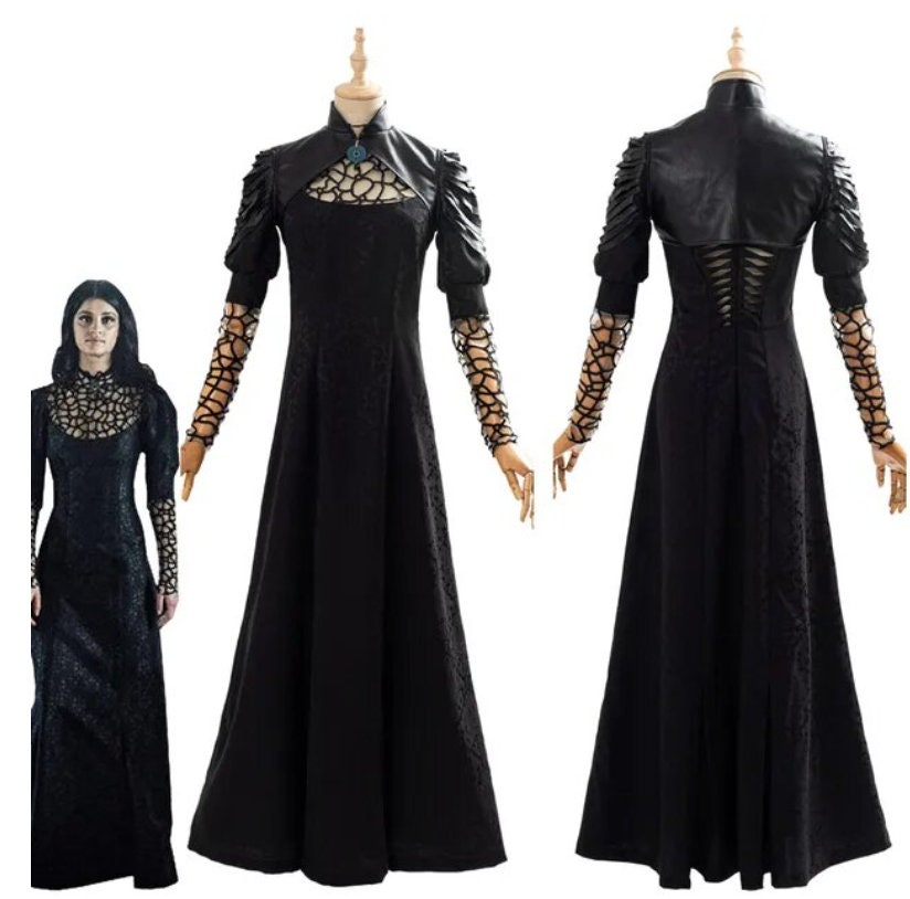 Custom made Yennefer, Ciri Cosplay Costume Game Witcher Wizard Women Top Skirt Outfits Halloween Party Clothes For Ladies Role Play Fashion